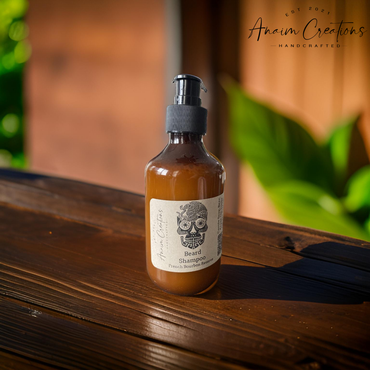 French Bourbon Reserve 8oz Beer Beard Shampoo