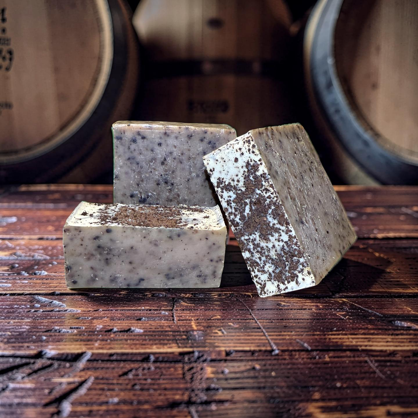 French Bourbon Reserve Scented Beer Bar with Coffee Ground Exfoliant