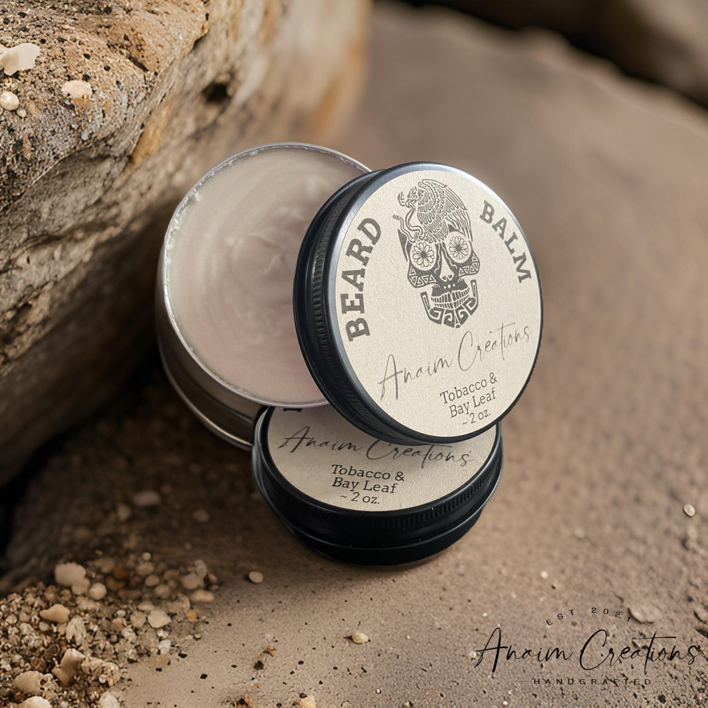 Tobacco + Bay Leaf 2oz Beer Beard Balm