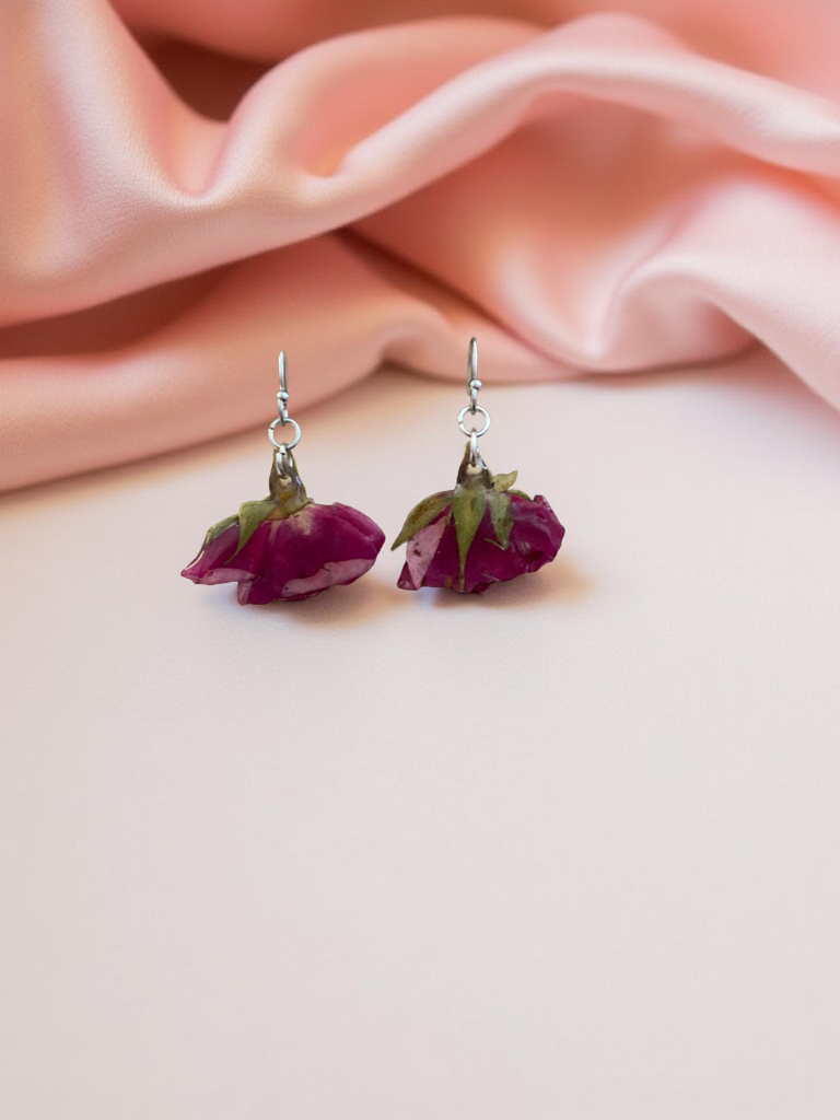 Mini Rosebud Earrings